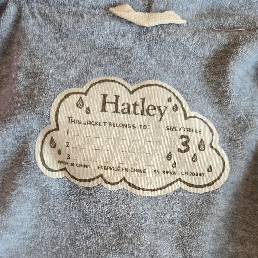 Hatley Pink Butterfly Raincoat for Kids, GUC, Rainy Weather Warm Durable, 3T - Picture 9 of 12